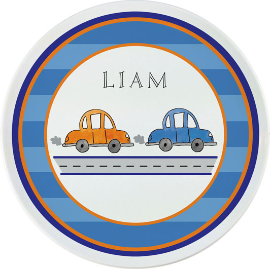 Vroom Vroom Car Personalized Dish Set for Kids