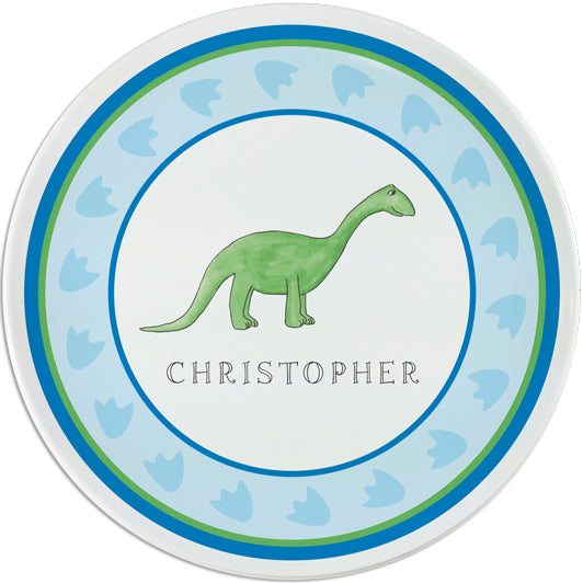 Dinosaur Personalized Dish Set for Kids