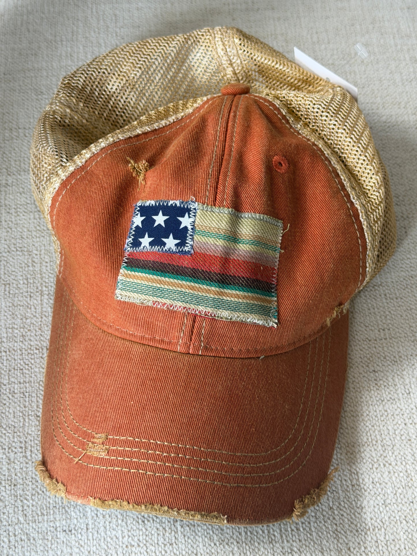 USA FLAG Trucker Hat - Many Colors!