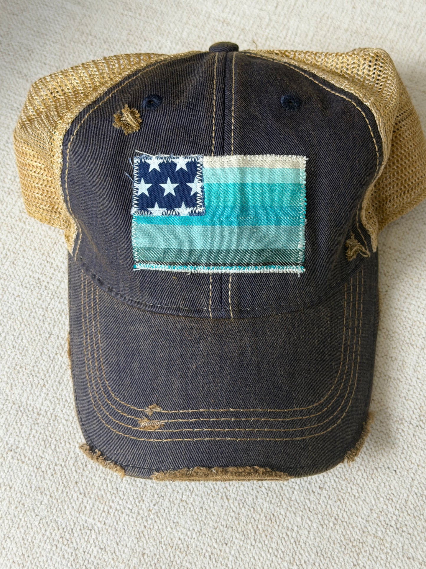 USA FLAG Trucker Hat - Many Colors!