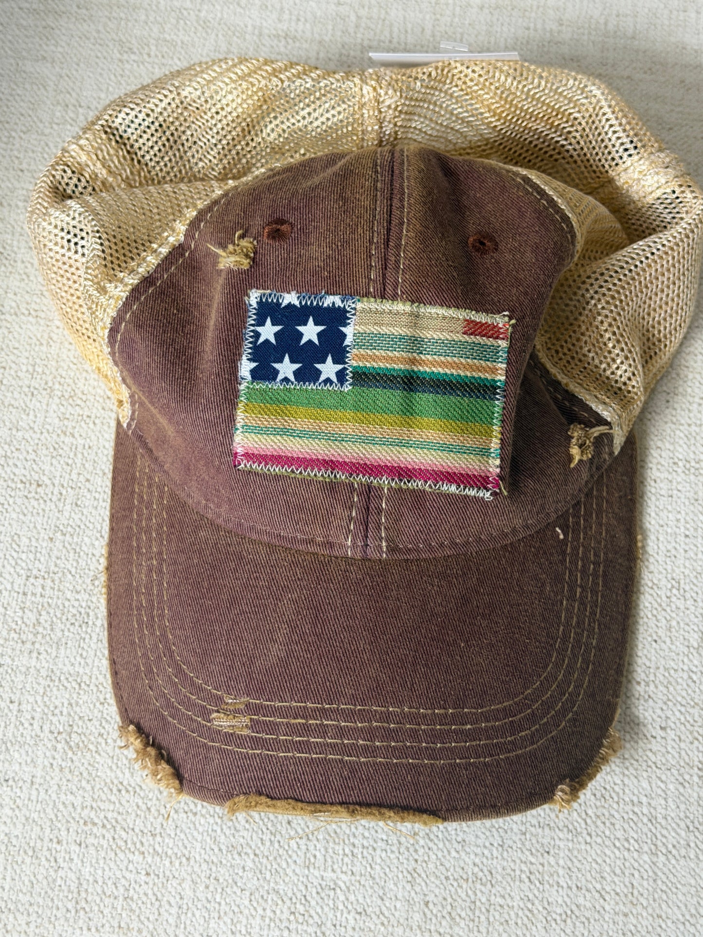 USA FLAG Trucker Hat - Many Colors!