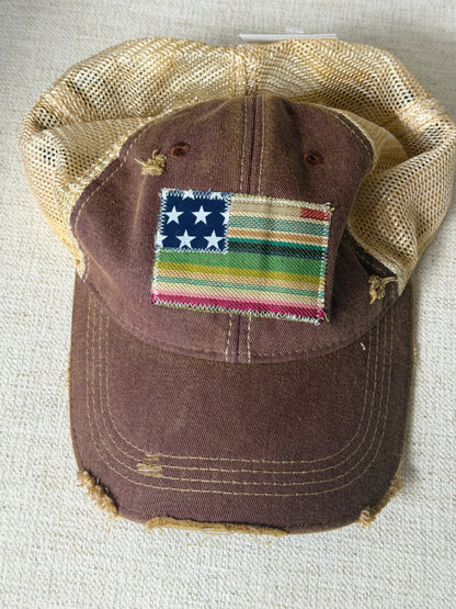 USA FLAG Trucker Hat - Many Colors!
