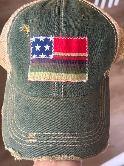 USA FLAG Trucker Hat - Many Colors!