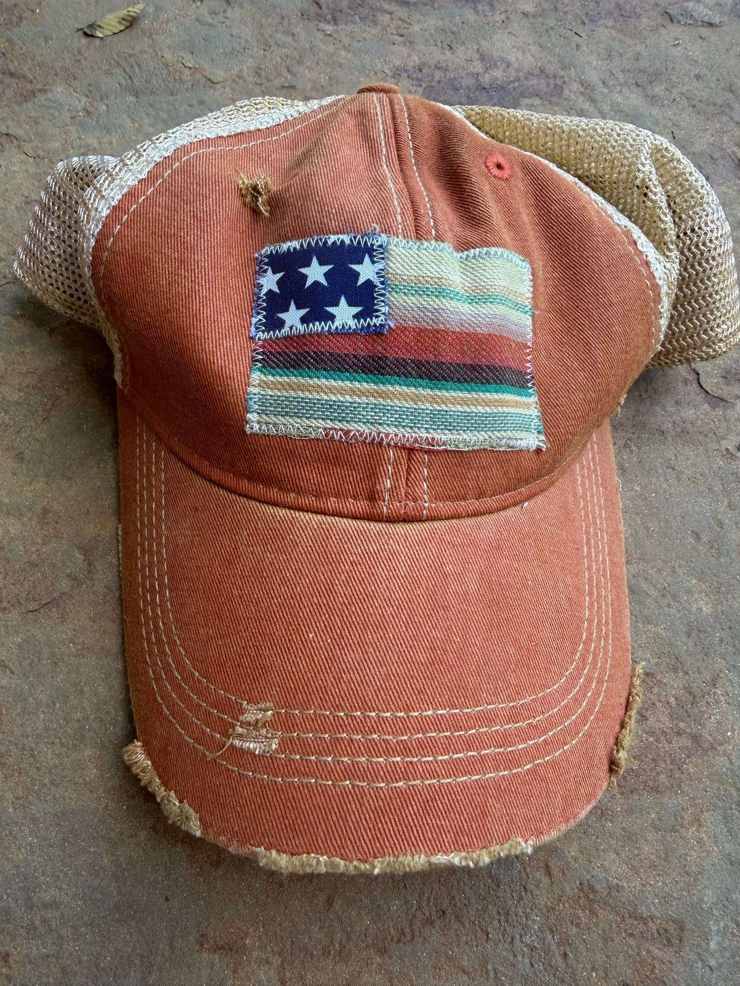 USA FLAG Trucker Hat - Many Colors!