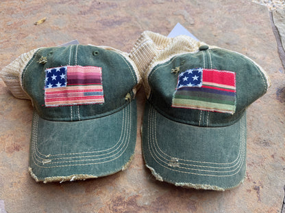 USA FLAG Trucker Hat - Many Colors!