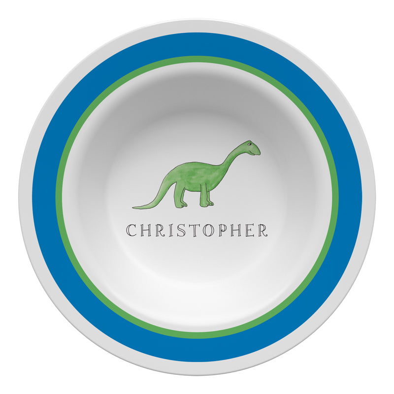 Dinosaur Personalized Dish Set for Kids