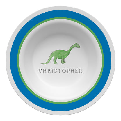 Dinosaur Personalized Dish Set for Kids