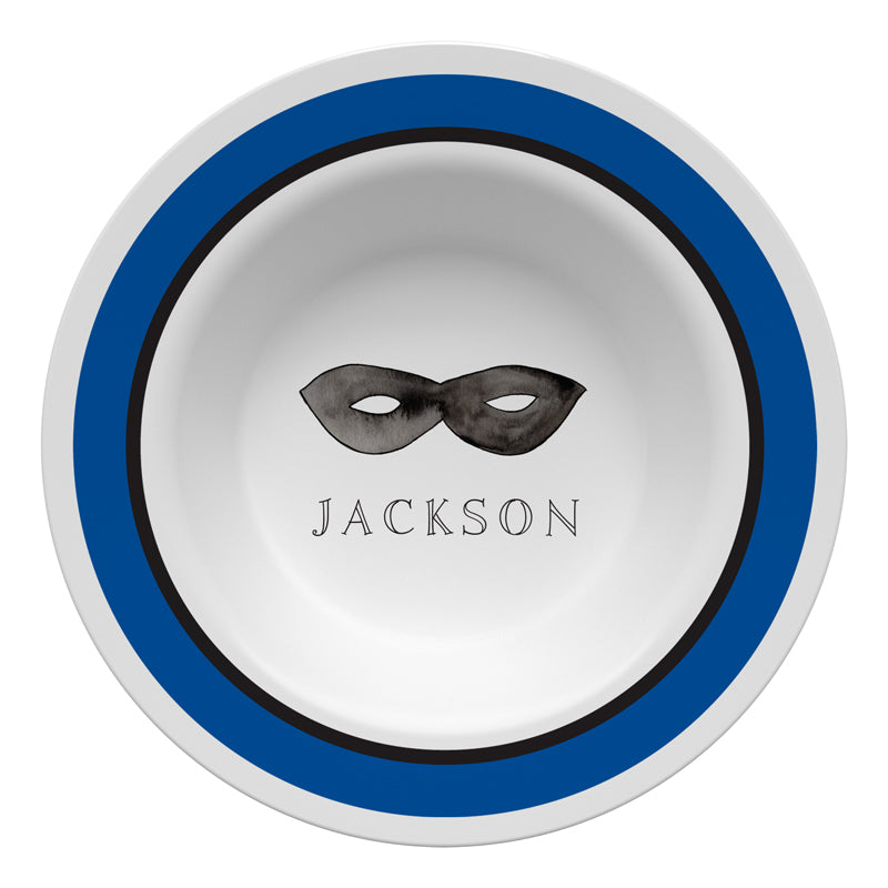 Super Hero Personalized Dish Set for Kids