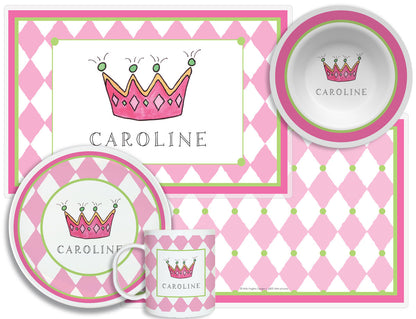 Princess Personalized Dish Set for Kids