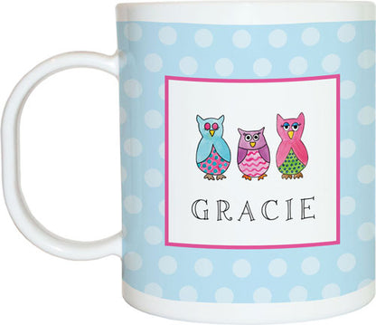 Owl Personalized Dish Set for Kids