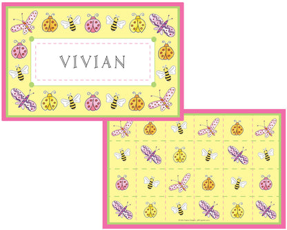Garden Party Personalized Dish Set for Kids