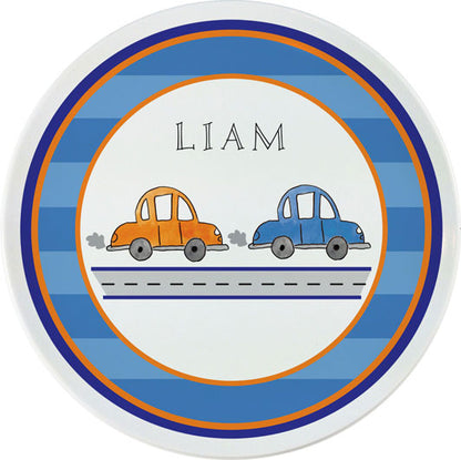Vroom Vroom Car Personalized Dish Set for Kids