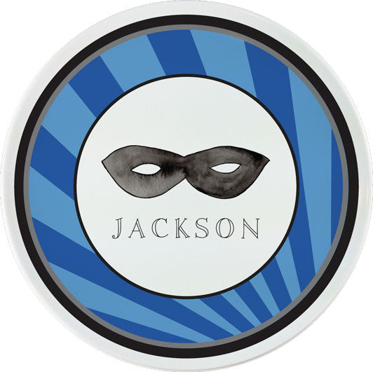 Super Hero Personalized Dish Set for Kids