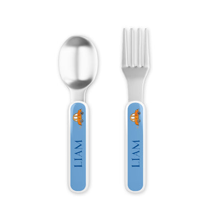 Vroom Vroom Car Personalized Dish Set for Kids